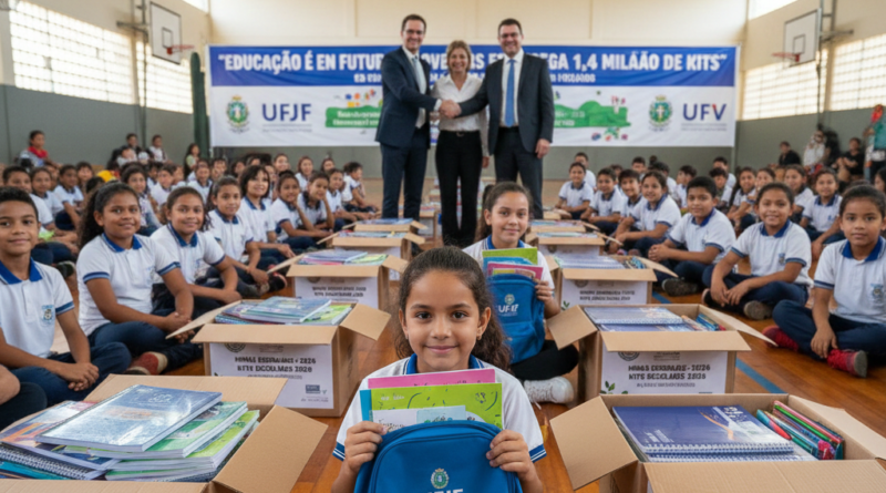 Educação: Minas investe R$ 329 milhões em kits escolares para 2026